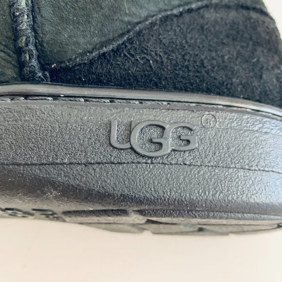 UGG Australia Tall Shearling Boots Suede with Tasman Braid – Classic - Picture 4 of 12